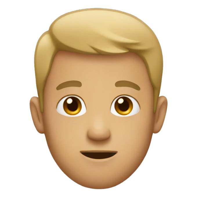 Beige emojis sticker