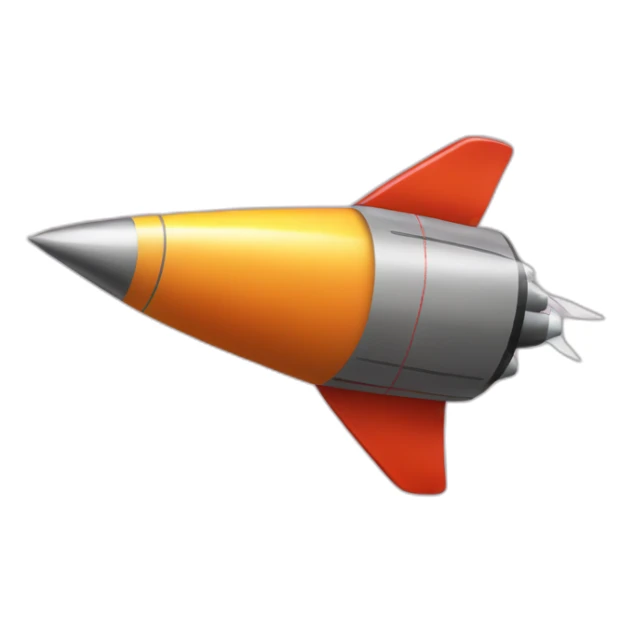 flying rocket emoji crossed out with X sticker