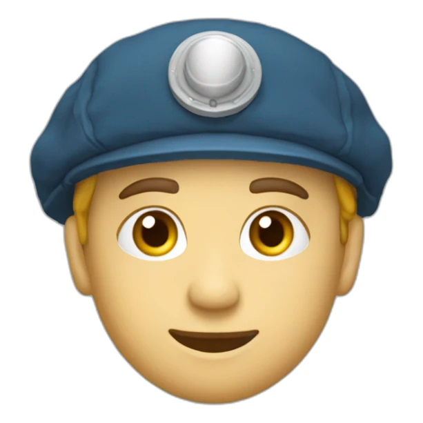 Parachutiste béret bleu sticker