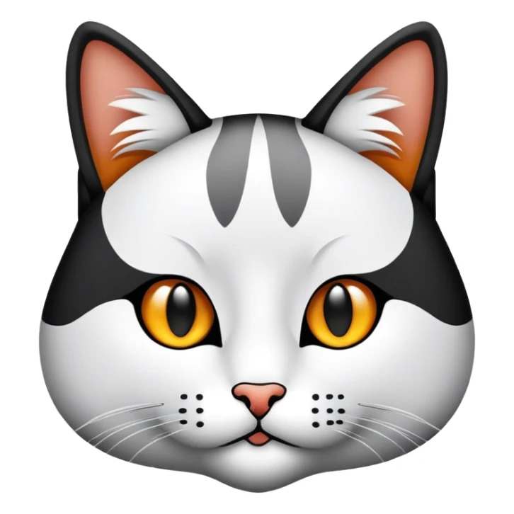 Orta parmak gösteren kedi sticker