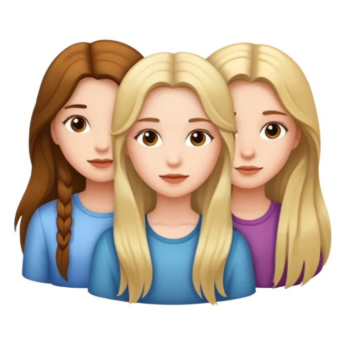 3 girls that go by ONAS sticker