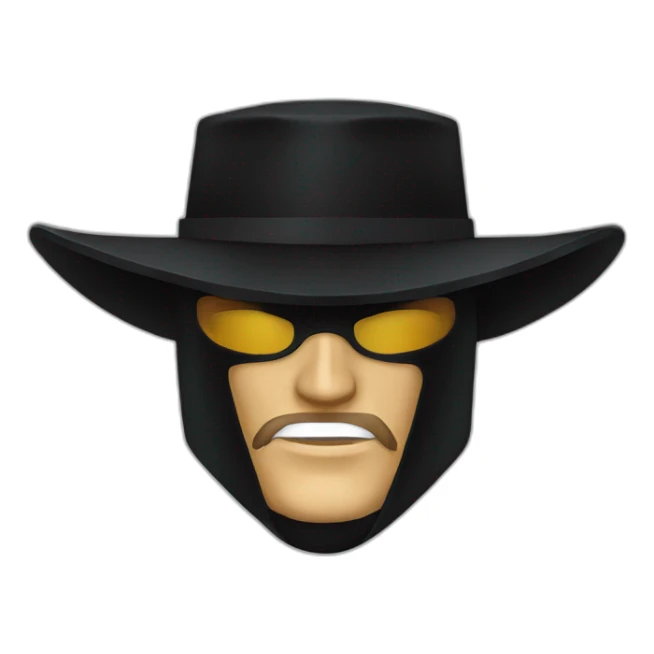 The mask of zorro sticker