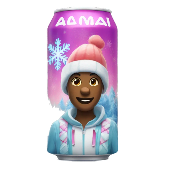 alani energy drink winter wonderland  sticker