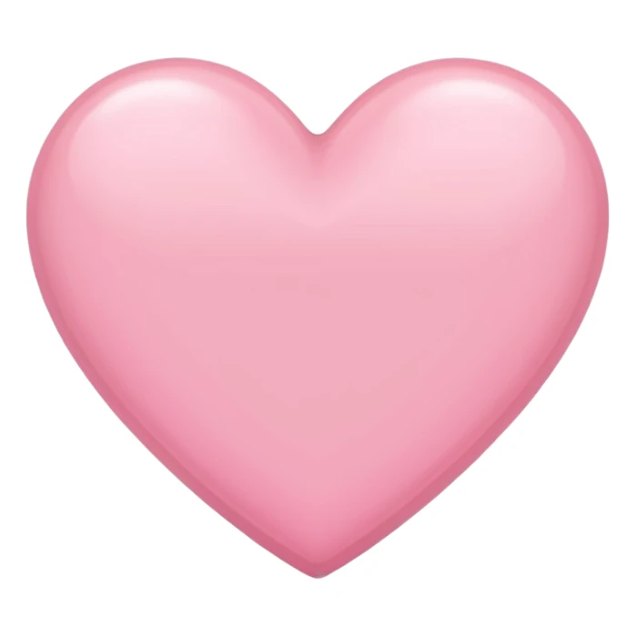 baby pink heart sticker