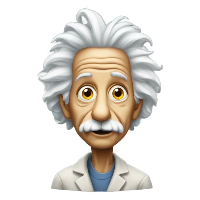 Einstein alien sticker
