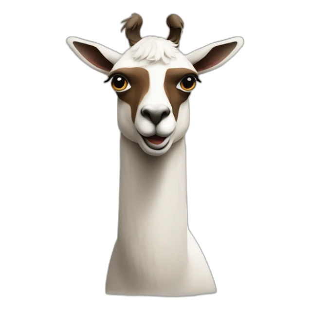 une l’outrez avec un lama gau sticker