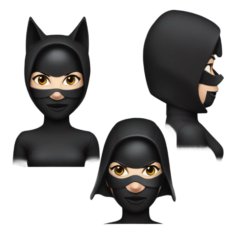 anne hathaway as cat woman sticker
