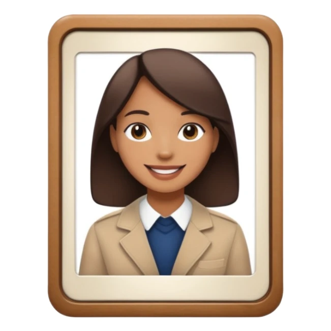 board with polaroid photo sticker