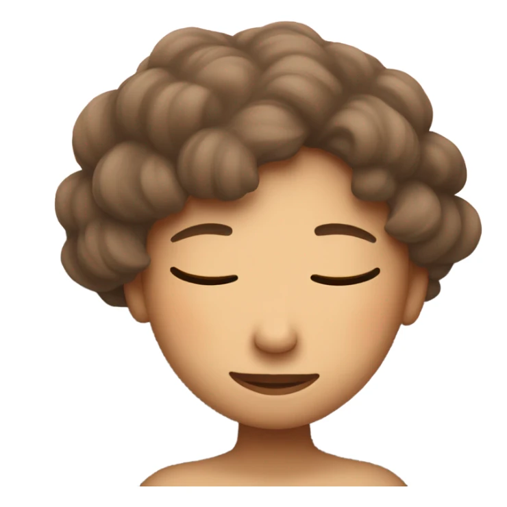 Girl sleeping  sticker