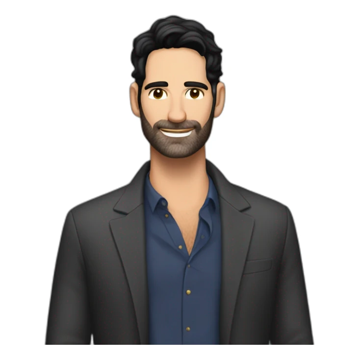 Lucifer Morningstar tom ellis sticker
