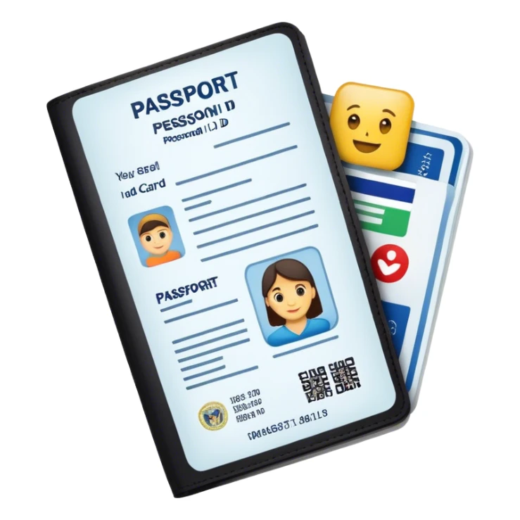 Personal ID Card and passport sticker
