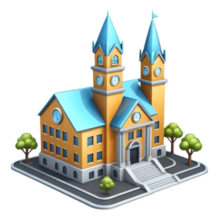 3D Clash of Clans look Futuristic Town Hall sticker