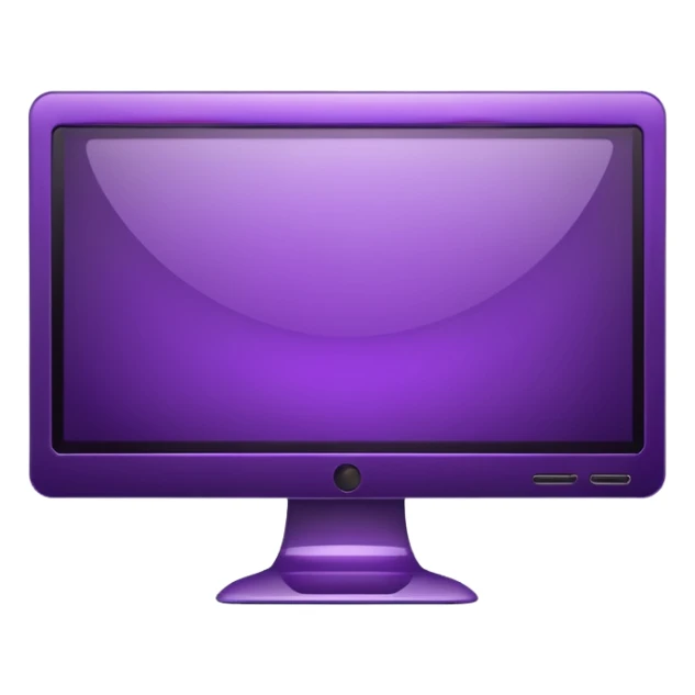 dark purple wide screen monitor sticker