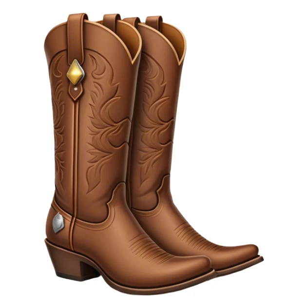 Cowboy boots sticker