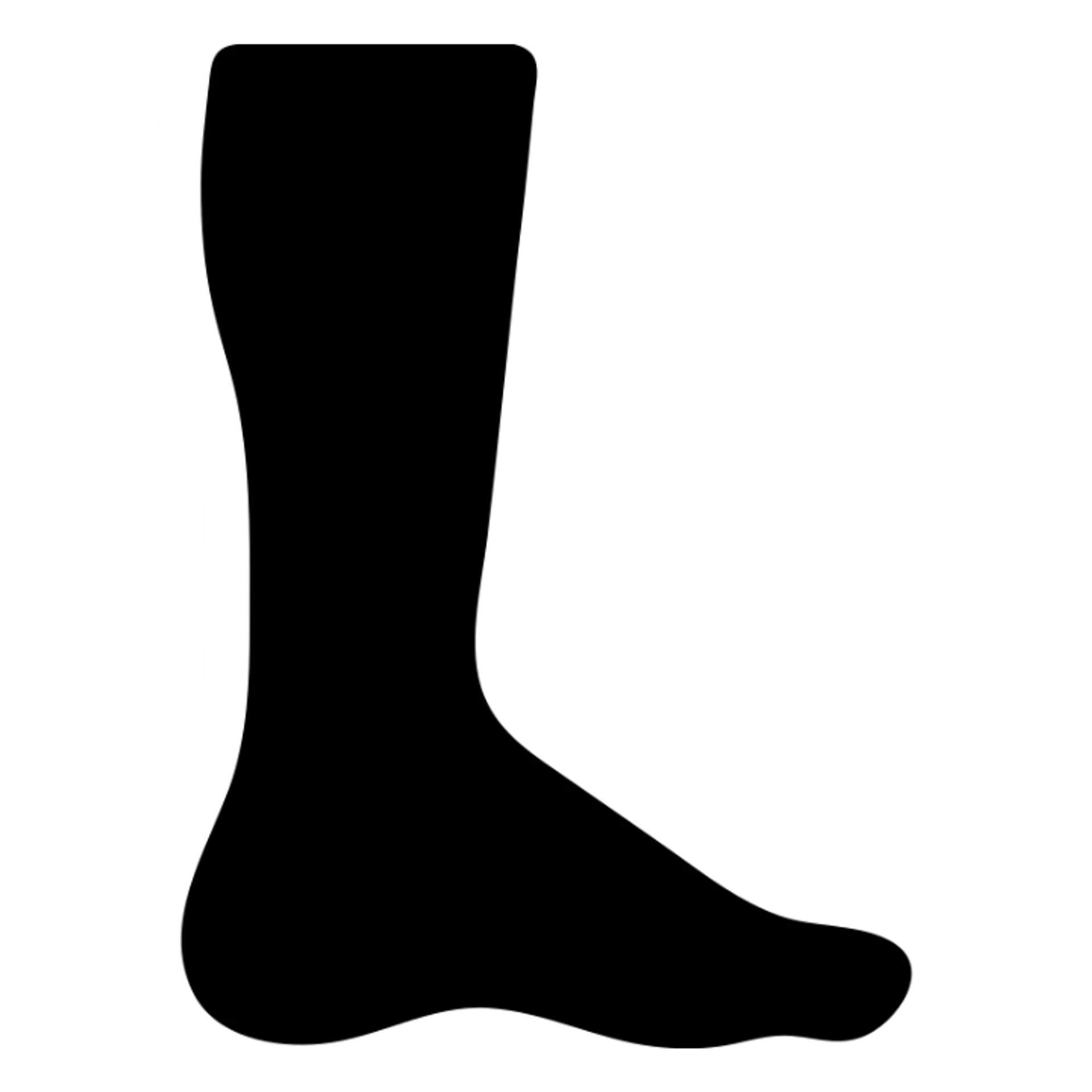 Simple icon of human leg and foot sticker