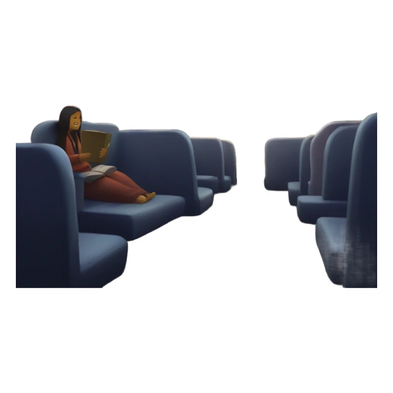 the aesthetics of a night train ride sticker