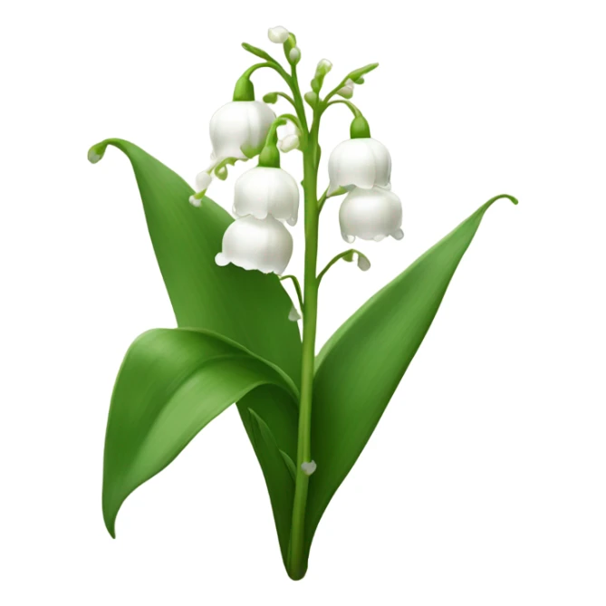 Lily of the valley sticker