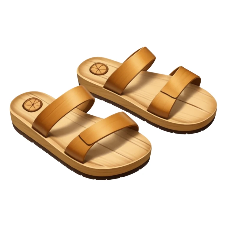 japanese wooden sandals sticker
