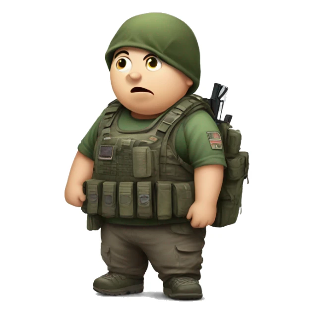 Fat kid playing call of duty sticker