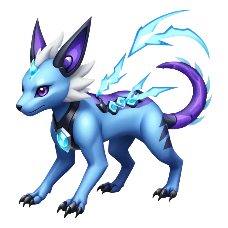 Genet-Absol-Kyurem-Zeraora-Primagen-fusion-creature  sticker