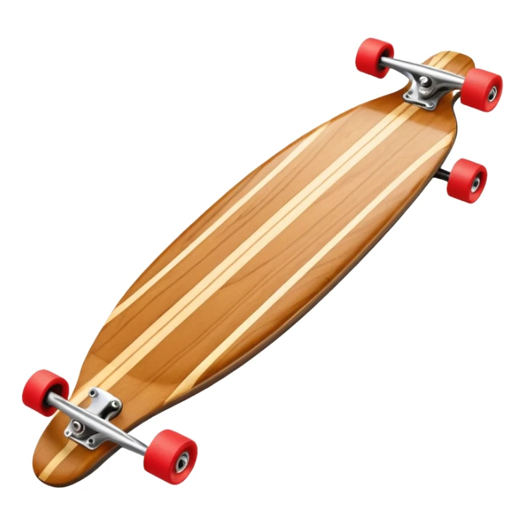 Wooden Longboard sticker