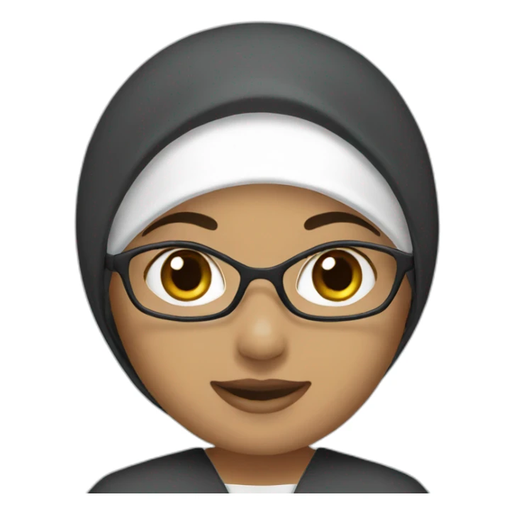 Hijab nurse sticker