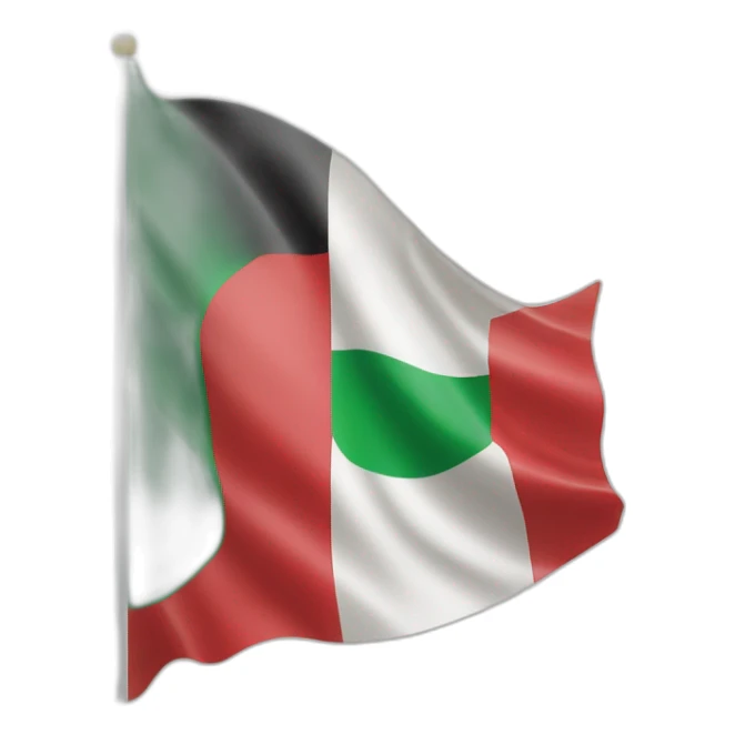 flag of palestine x maroccan flag sticker