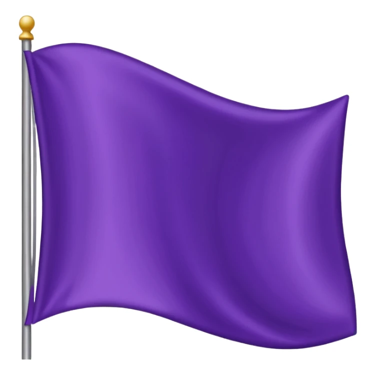 plain purple flag sticker