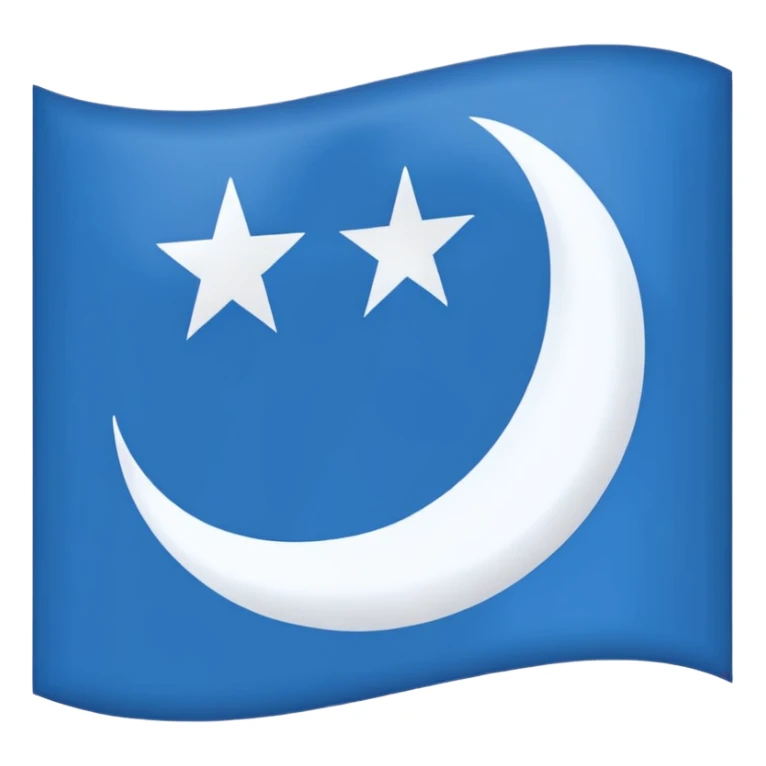 The flag of Awdal state in somalia sticker