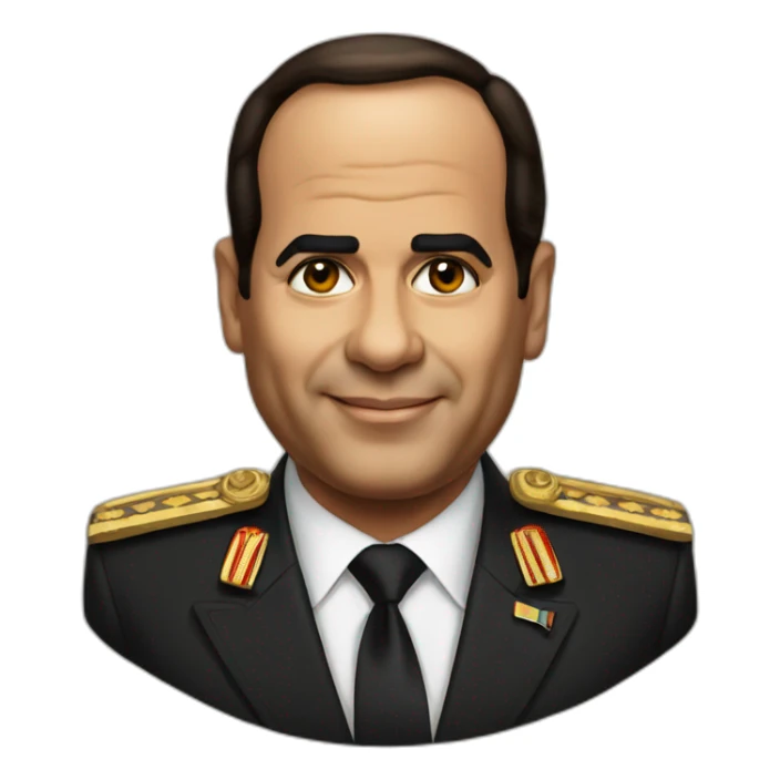 Egyptian President Al Sisi sticker