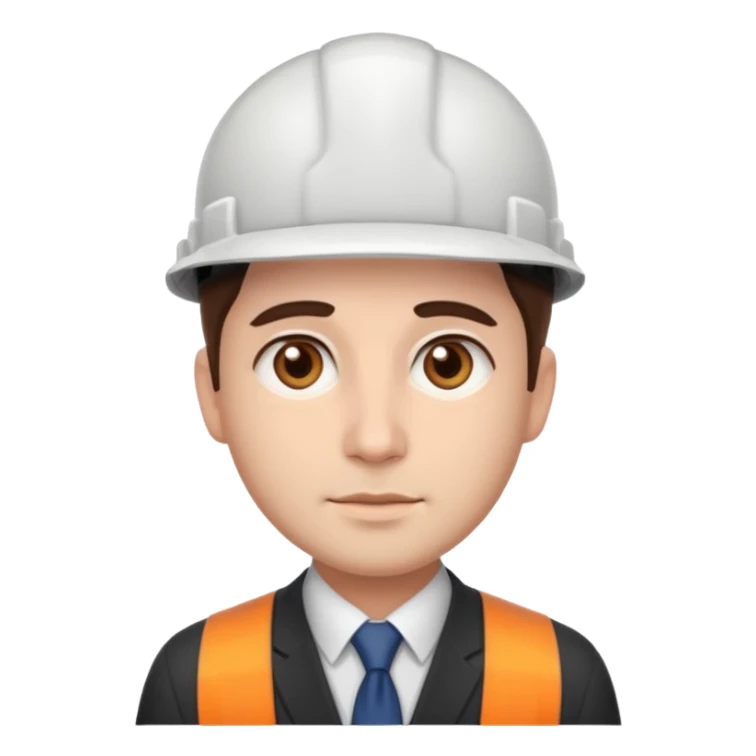 Arquitecta ojos marrones sticker