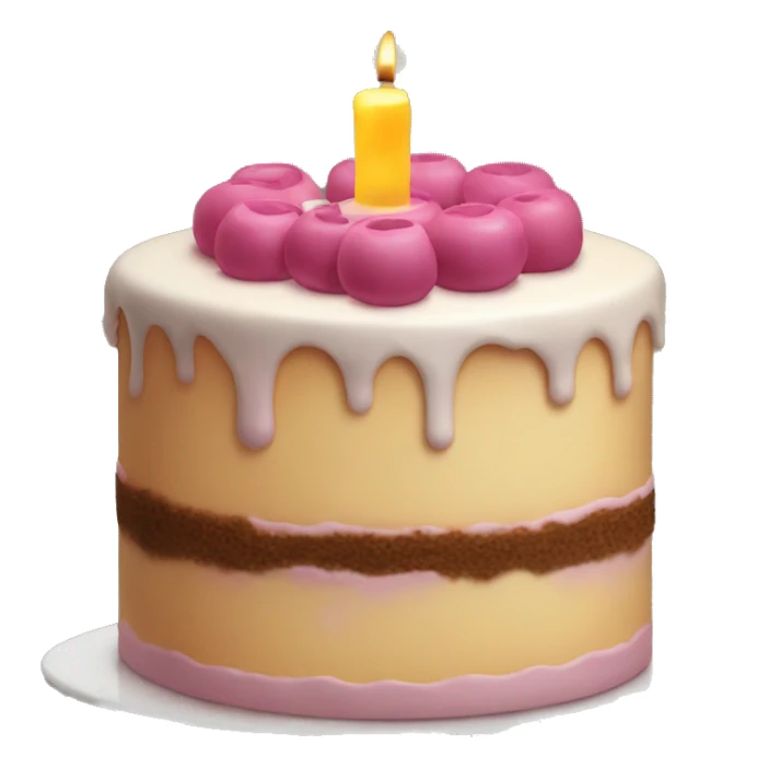 cake with number 13 as a candle sticker