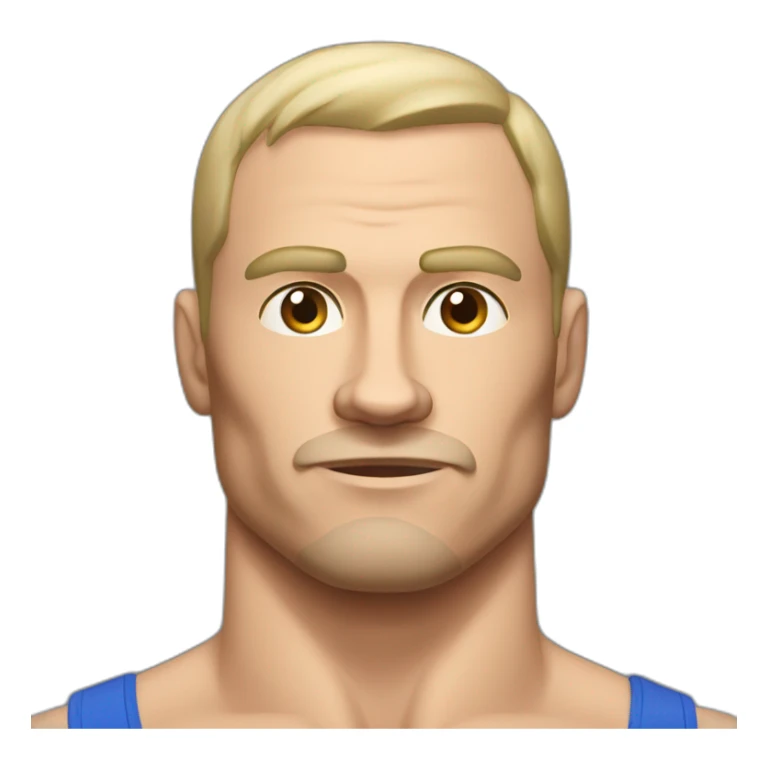 russian guy with a lot of muscles named nikita  sticker