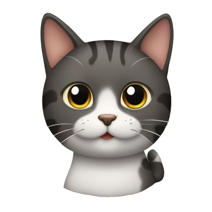 cat who finished a Portuguese homework sticker