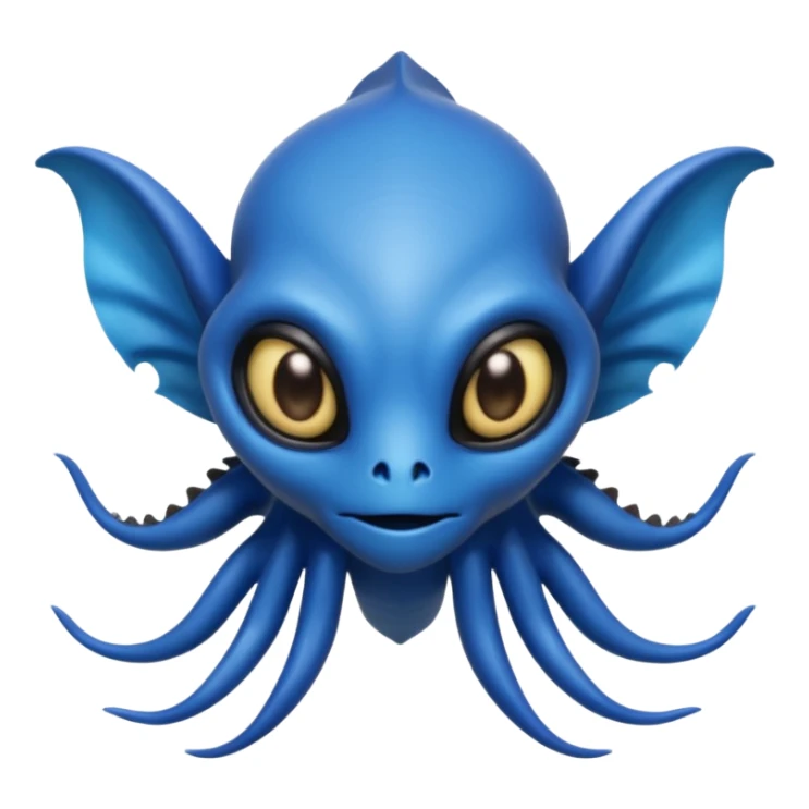 Life-like Brownish Aquatic Luxio-Alien-hybrid  sticker