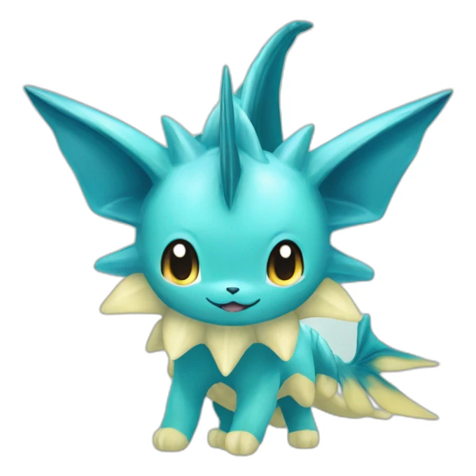 Long vaporeon the pokemon sticker