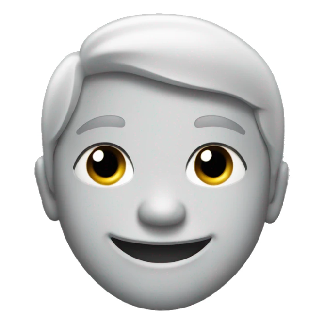 Smiling face with a mix of smirk sticker