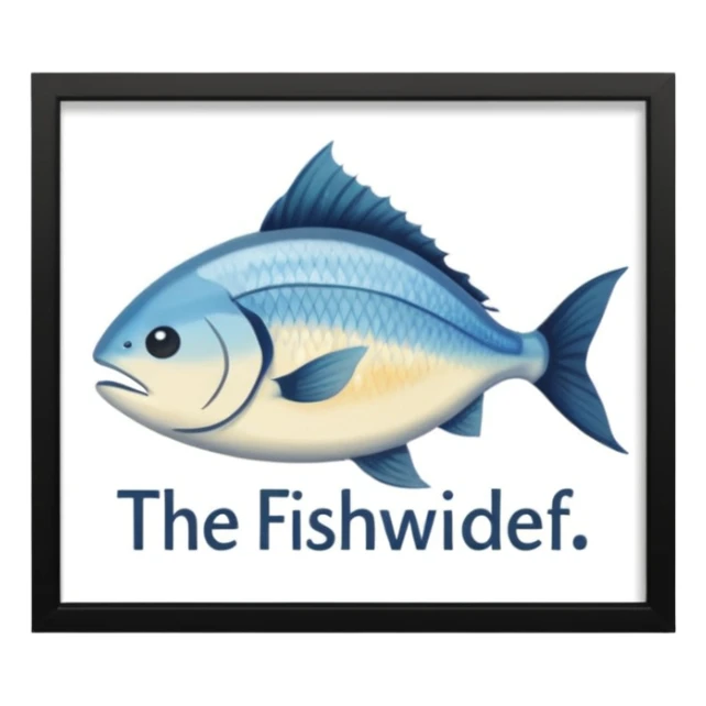 Create a logo using this image.  The wording should read: The Fishwife Founder Feast  sticker