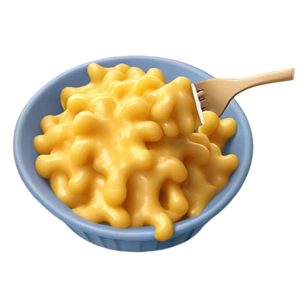 extra cheesy mac n cheese with a lot of cheese sticker