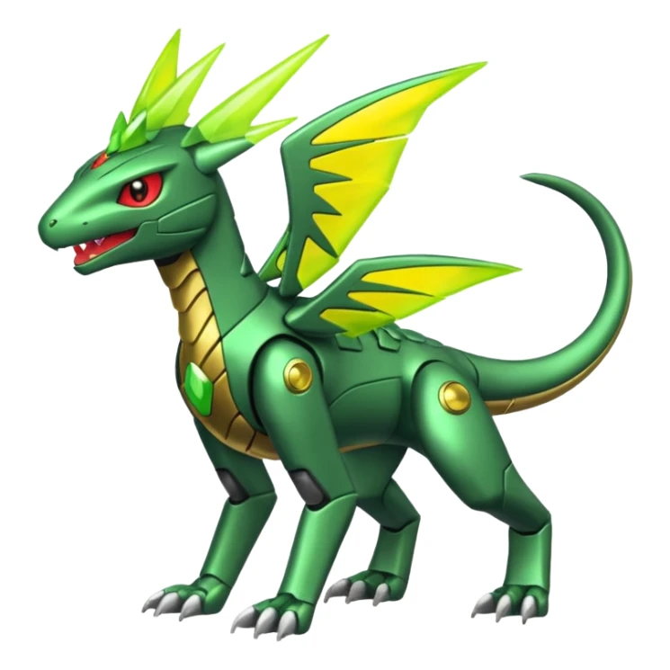 Vikavolt-Peppercat-Sceptile-Genesect-Miraidon-fusion, full body sticker