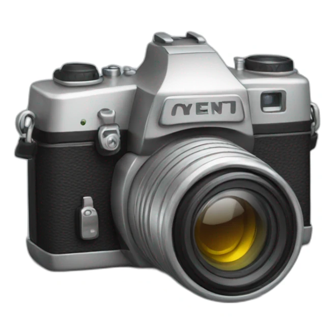 Camera with wheels sticker