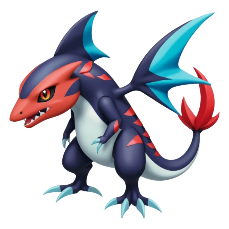 Meloetta-Guilmon-Sharpedo-Darkrai-Pokémon-Fakémon-fusion-hybrid-creature sticker