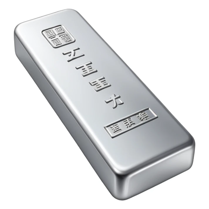 Silver bar with Chinese and English etymology pairs sticker