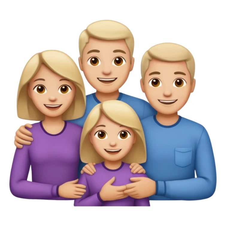 family light skin sticker