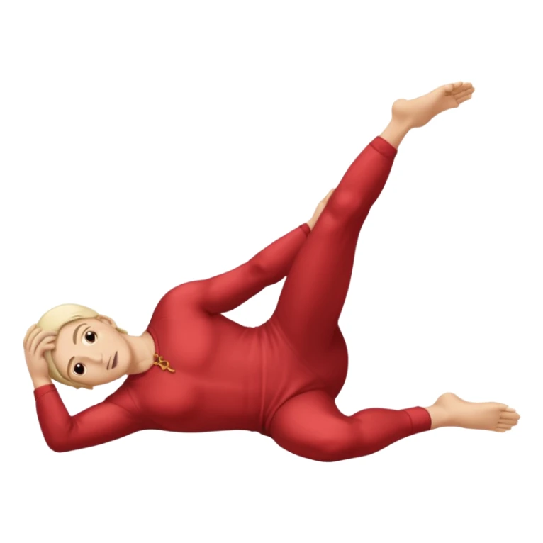fullbody apostle in prone pose, better human anatomy, clear prone position sticker