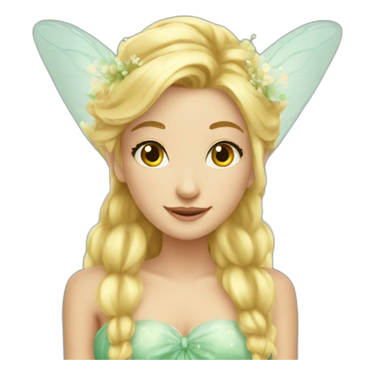 Beautiful blonde fairy  sticker