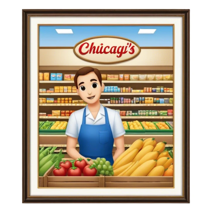 Dominick’s Grocery Store Chicago sticker