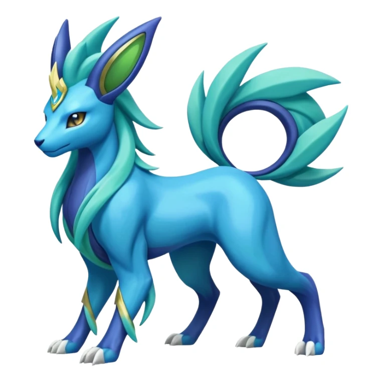 Manectric-Suicune-Virizion-Zygarde-fusion-hybrid-creature  sticker