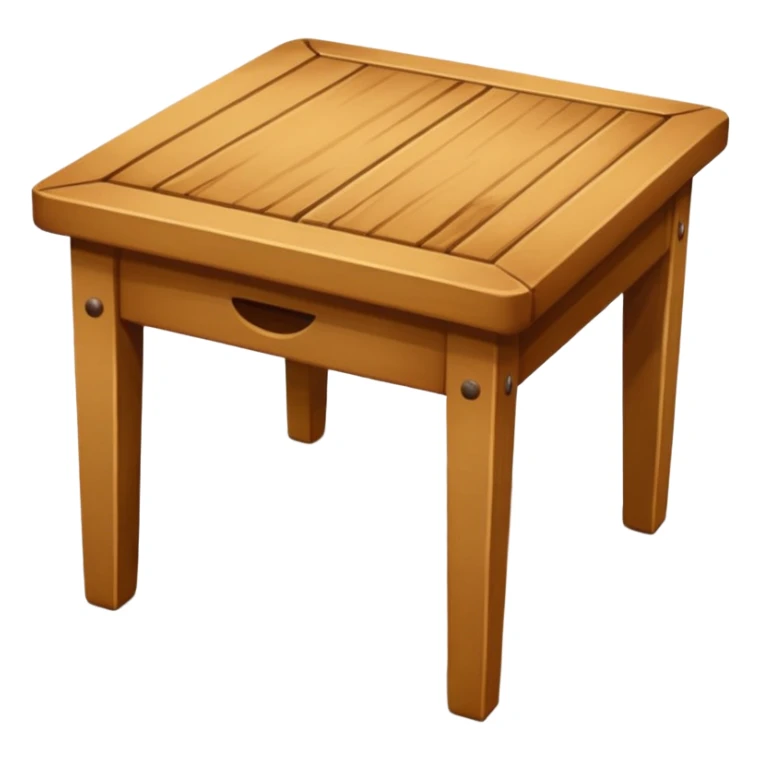mesa de madera mesa de comedor, con cuatro patas hecha de madera sticker