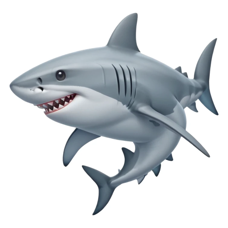 a shark with three legs wearing nike shoes on each foot sticker